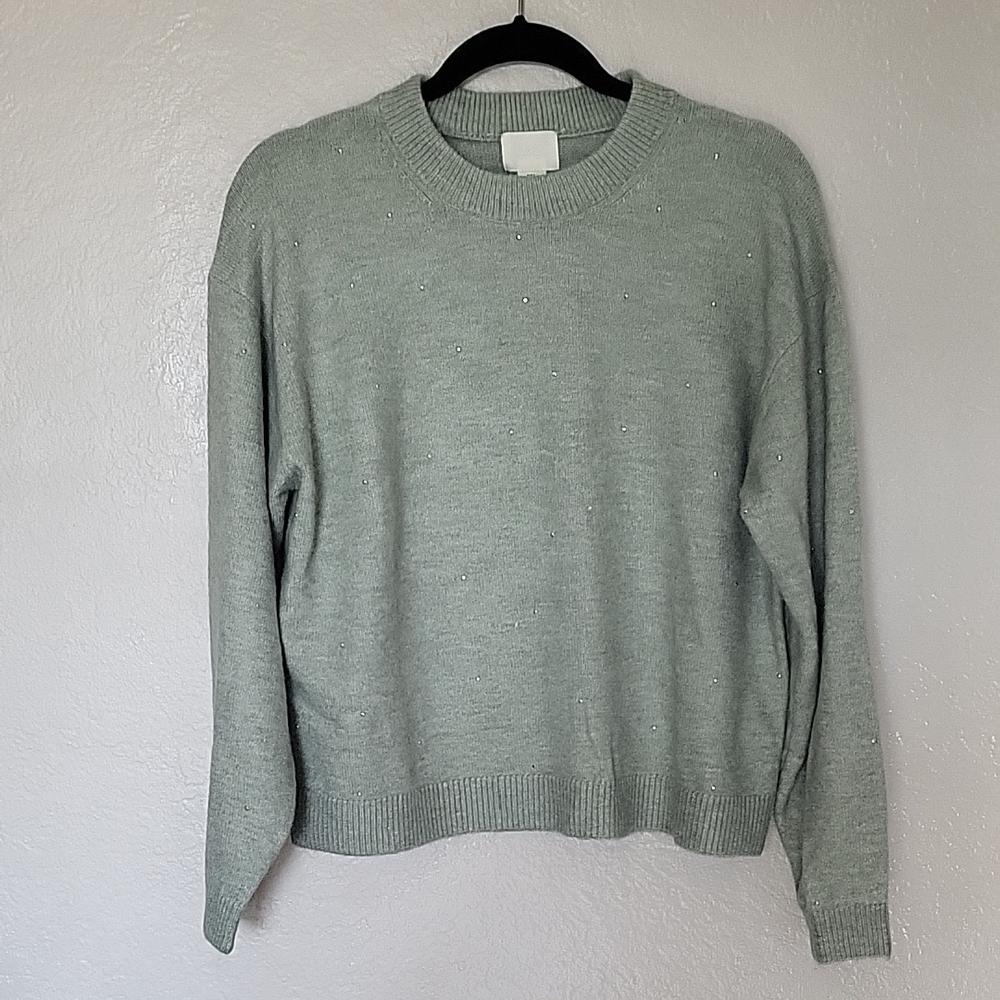 H&M Light Green Knit Sweater